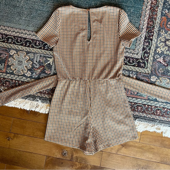 Zara plaid jumpsuit. - Picture 5 of 7